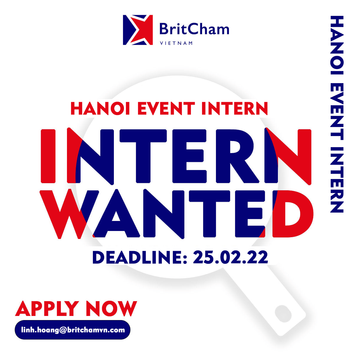 INTERN WANTED HANOI EVENT INTERN