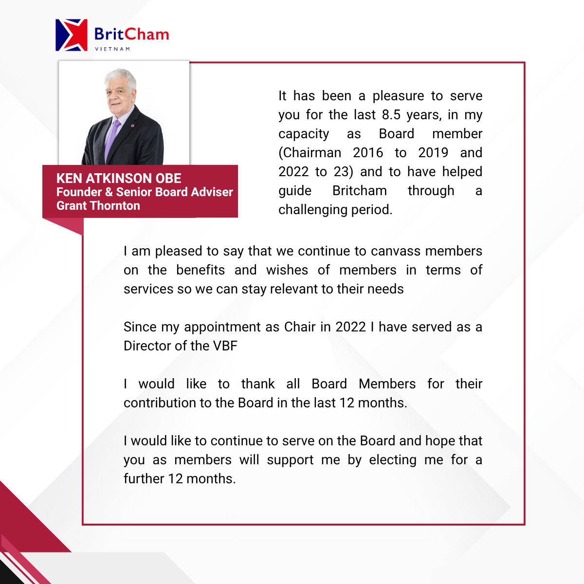 BOARD MEMBERS 2026 2027